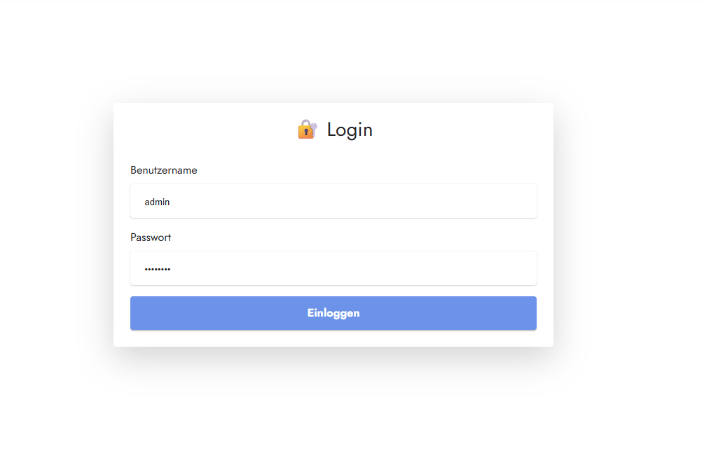 Login für Mobirise Seiten
