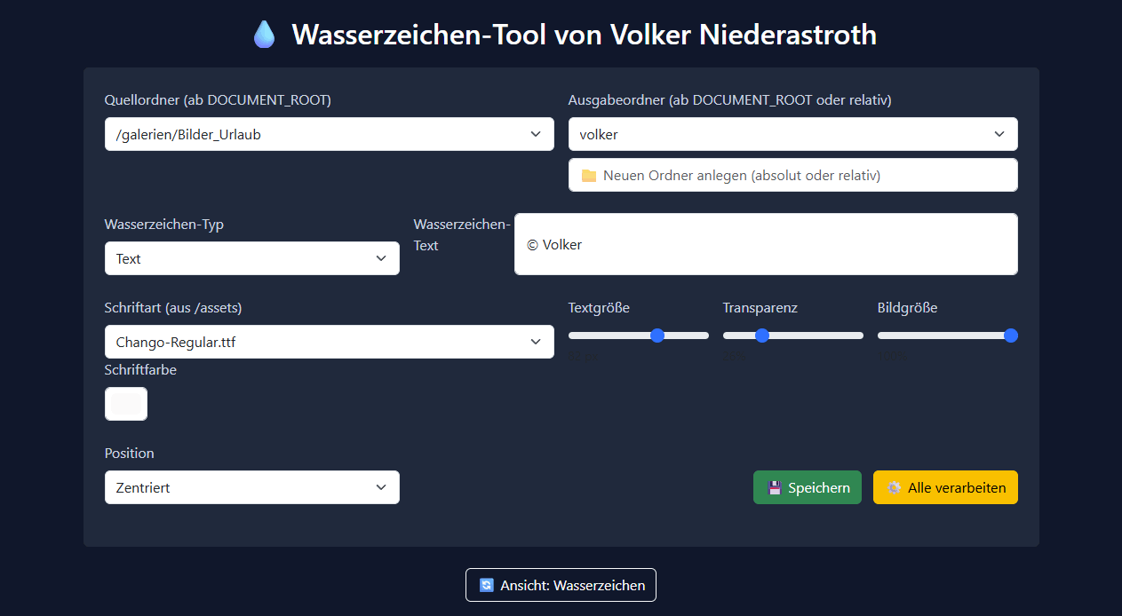 Wasserzeichen Tool