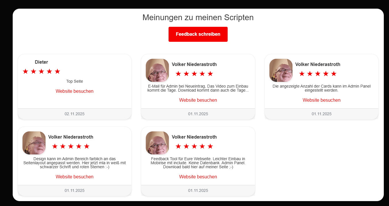 Feedback Script