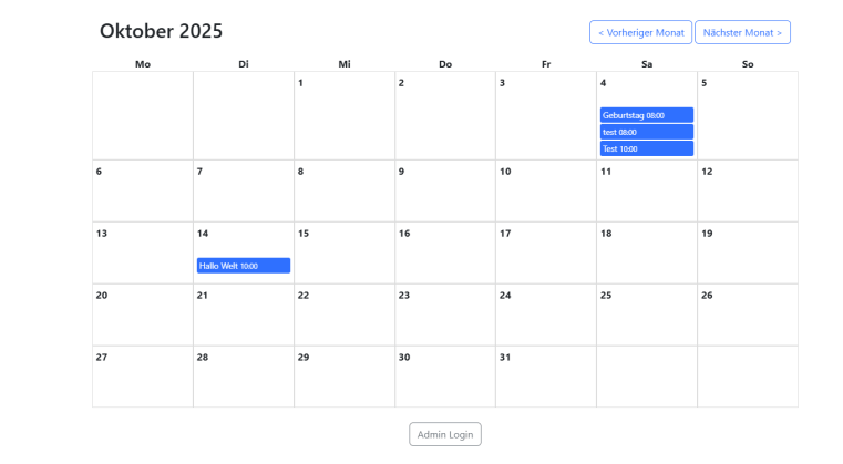 Kalender Script